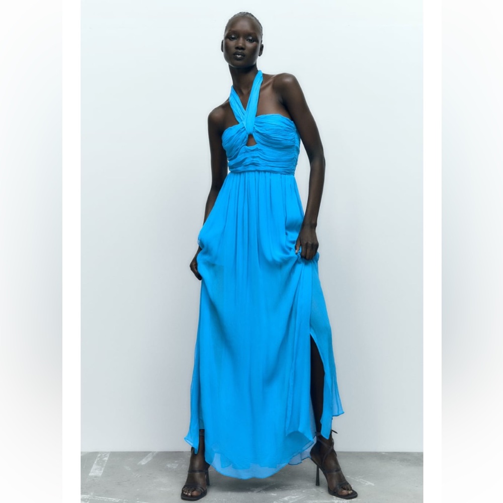 NWT Zara Cut Out Maxi Dress- S